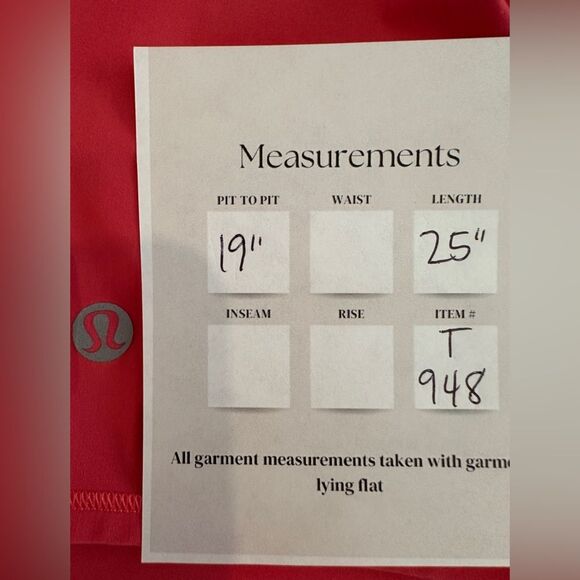 Lululemon Sculpt Tank Top Glaze Pink Size 10 - Picture 6 of 6